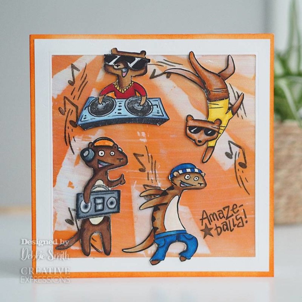 Creative Expressions Designer Boutique Clear Stamp A5 Musical Meerkats (UMSDB053) (OUTLET) Creative Expressions Designer Boutique Clear Stamp A5 Musical Meerkats (UMSDB053) (OUTLET)