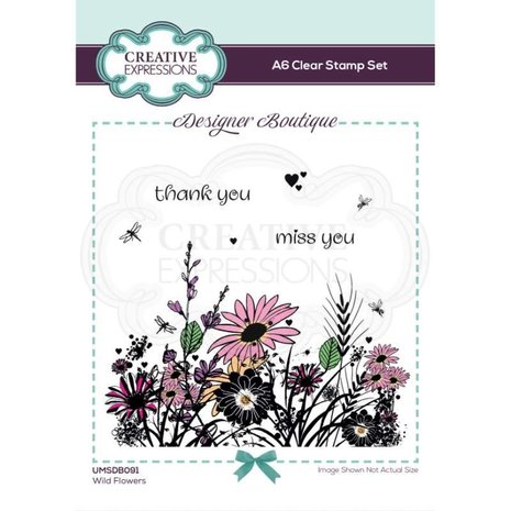 Creative Expressions Designer Boutique Clear Stamp A6 Woodland Walk Wild Flowers (UMSDB091) (OUTLET) Creative Expressions Designer Boutique Clear Stamp A6 Woodland Walk Wild Flowers (UMSDB091) (OUTLET)