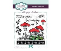 Creative Expressions Designer Boutique Clear Stamp A6 Woodland Walk Tiptoe Amongst The Toadstools (UMSDB090)