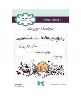 Creative Expressions Designer Boutique Clear Stamp A6 Woodland Walk Slow Jo Snail (UMSDB087) (OUTLET)