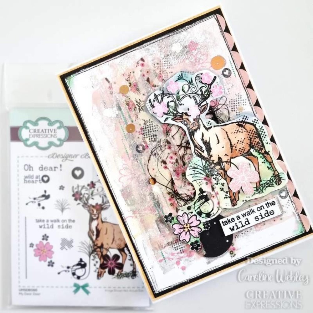Creative Expressions Designer Boutique Clear Stamp A6 Woodland Walk My Dear Deer (UMSDB086) (OUTLET) Creative Expressions Designer Boutique Clear Stamp A6 Woodland Walk My Dear Deer (UMSDB086) (OUTLET)