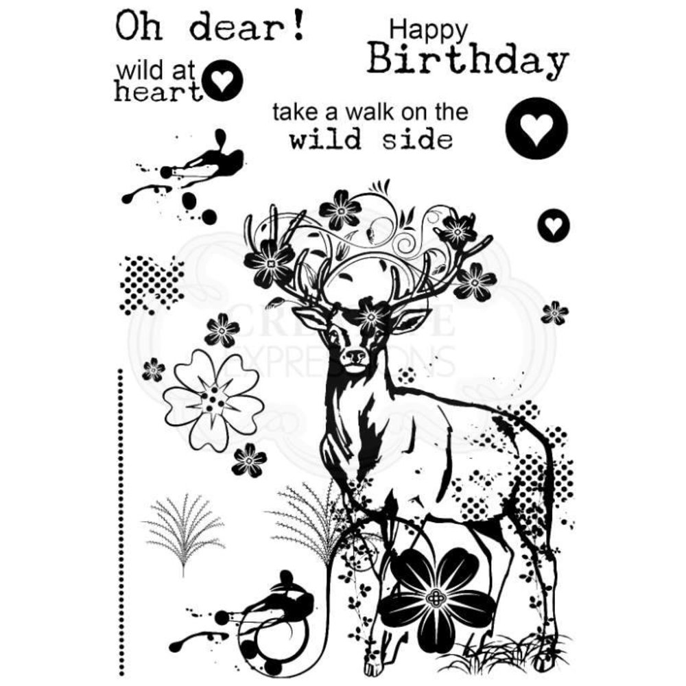 Creative Expressions Designer Boutique Clear Stamp A6 Woodland Walk My Dear Deer (UMSDB086) (OUTLET) Creative Expressions Designer Boutique Clear Stamp A6 Woodland Walk My Dear Deer (UMSDB086) (OUTLET)
