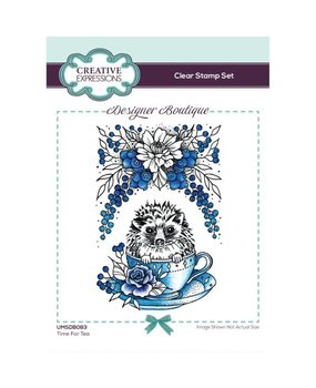 Creative Expressions Designer Boutique Clear Stamp A6 Time For Tea (UMSDB083) (OUTLET)