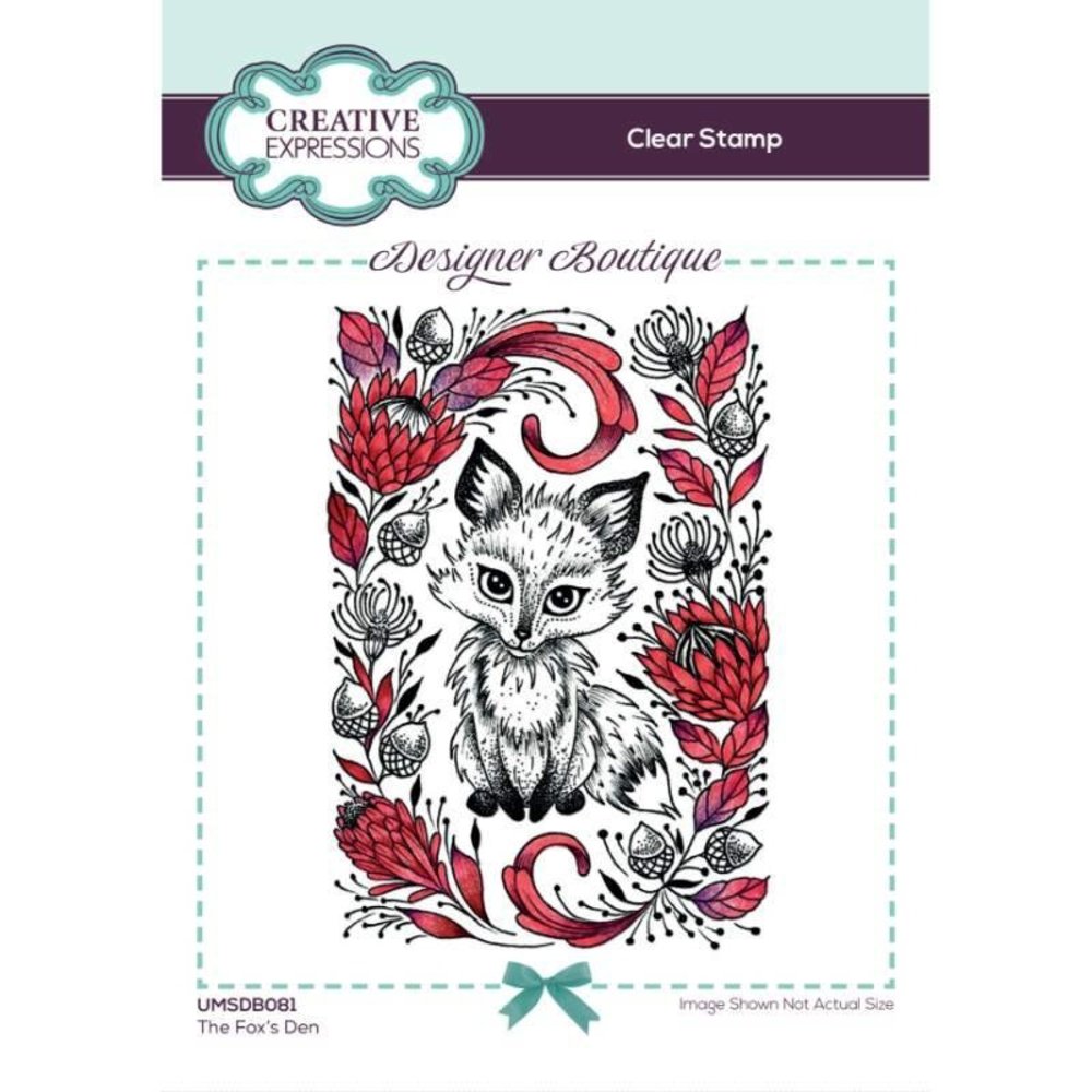 Creative Expressions Designer Boutique Clear Stamp A6 The Fox's Den (UMSDB081) (OUTLET)