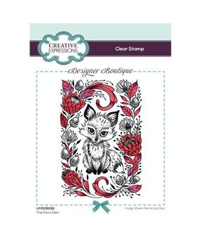 Creative Expressions Designer Boutique Clear Stamp A6 The Fox's Den (UMSDB081) (OUTLET)