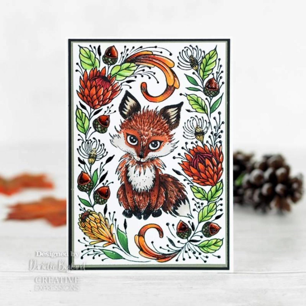 Creative Expressions Designer Boutique Clear Stamp A6 The Fox's Den (UMSDB081) (OUTLET)