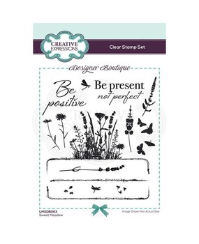 Creative Expressions Designer Boutique Clear Stamp A6 Sweet Meadow (UMSDB063) (OUTLET)