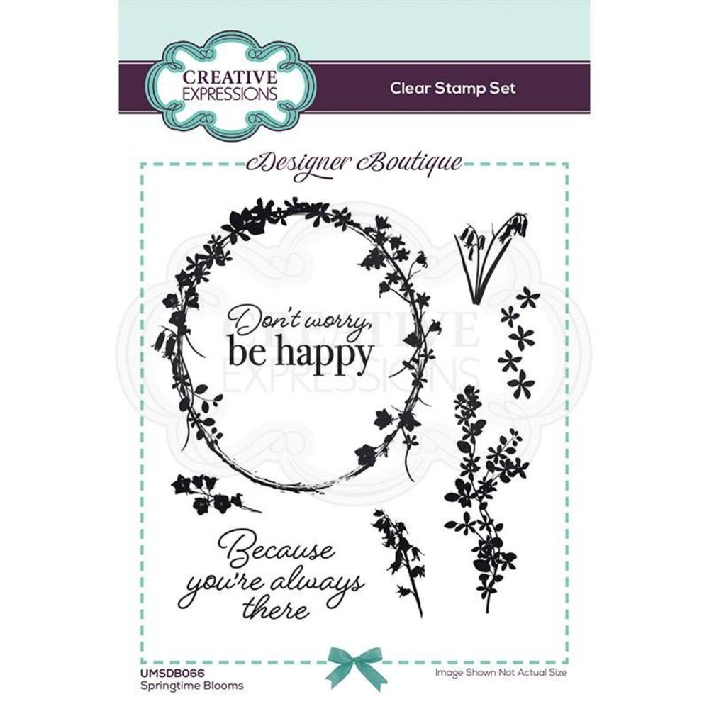 Creative Expressions Designer Boutique Clear Stamp A6 Springtime Blooms (UMSDB066) (OUTLET) Creative Expressions Designer Boutique Clear Stamp A6 Springtime Blooms (UMSDB066) (OUTLET)