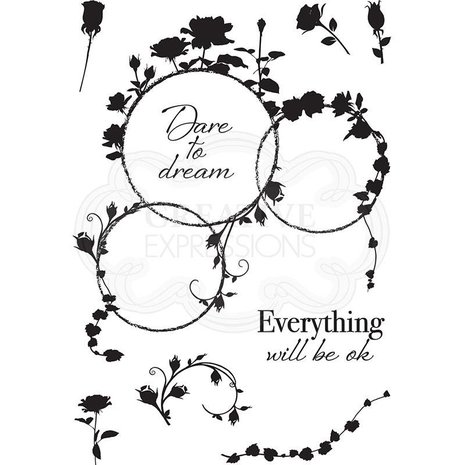 Creative Expressions Designer Boutique Clear Stamp A6 Rose Loops (UMSDB064) (OUTLET) Creative Expressions Designer Boutique Clear Stamp A6 Rose Loops (UMSDB064) (OUTLET)