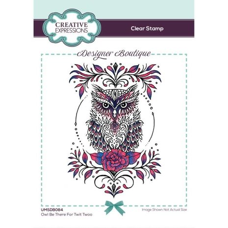 Creative Expressions Designer Boutique Clear Stamp A6 Owl Be There For Twit Twoo (UMSDB084) (OUTLET) Creative Expressions Designer Boutique Clear Stamp A6 Owl Be There For Twit Twoo (UMSDB084) (OUTLET)