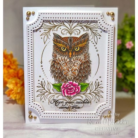 Creative Expressions Designer Boutique Clear Stamp A6 Owl Be There For Twit Twoo (UMSDB084) (OUTLET) Creative Expressions Designer Boutique Clear Stamp A6 Owl Be There For Twit Twoo (UMSDB084) (OUTLET)