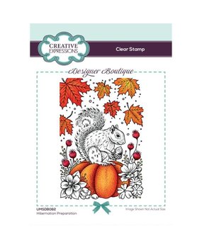Creative Expressions Designer Boutique Clear Stamp A6 Hibernation Preparation (UMSDB082) (OUTLET)