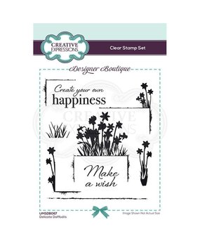Creative Expressions Designer Boutique Clear Stamp A6 Delicate Daffodils (UMSDB067) (OUTLET)
