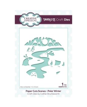 Creative Expressions Paper Cuts Scenes Polar Winter (CEDPC1175) (OUTLET)