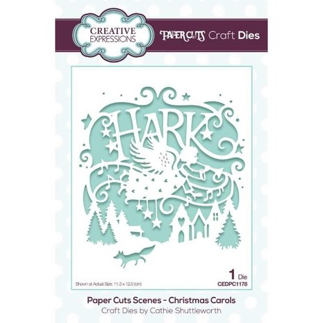 Creative Expressions Paper Cuts Scenes Christmas Carols (CEDPC1178) (OUTLET)