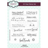 Creative Expressions Clear Stamp A5 Fairy Sentiments (CEC972) (OUTLET)