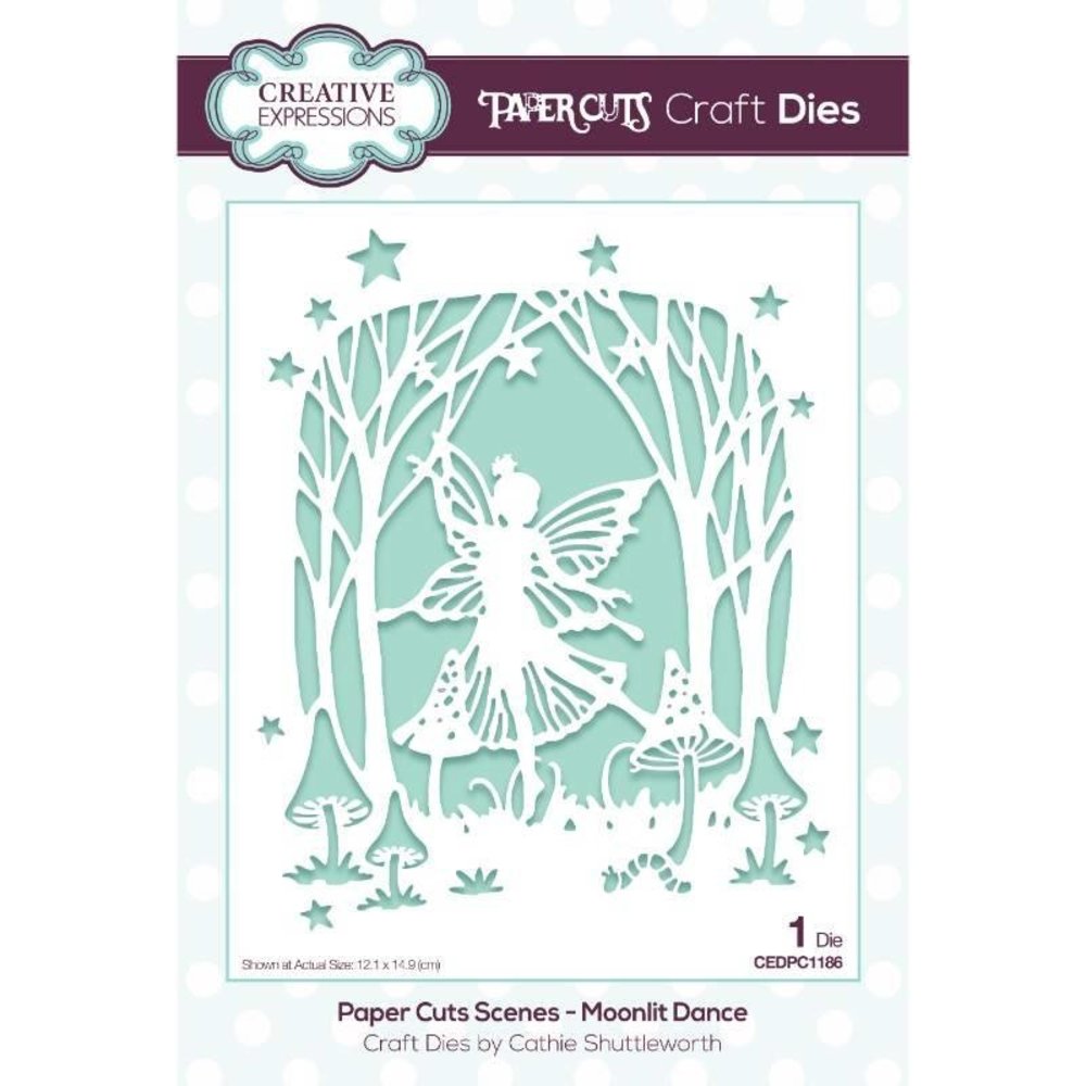 Creative Expressions Paper Cuts Scenes Moonlit Dance (CEDPC1186) (OUTLET)