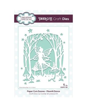 Creative Expressions Paper Cuts Scenes Moonlit Dance (CEDPC1186) (OUTLET)
