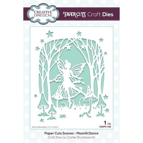 Creative Expressions Paper Cuts Scenes Moonlit Dance (CEDPC1186) (OUTLET)