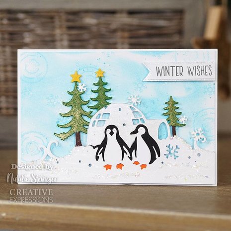 Creative Expressions Paper Cuts Double Edgers Ice Palace (CEDPC1182) (OUTLET)