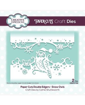 Creative Expressions Paper Cuts Double Edgers Snow Owls (CEDPC1184) (OUTLET) Creative Expressions Paper Cuts Double Edgers Snow Owls (CEDPC1184) (OUTLET)