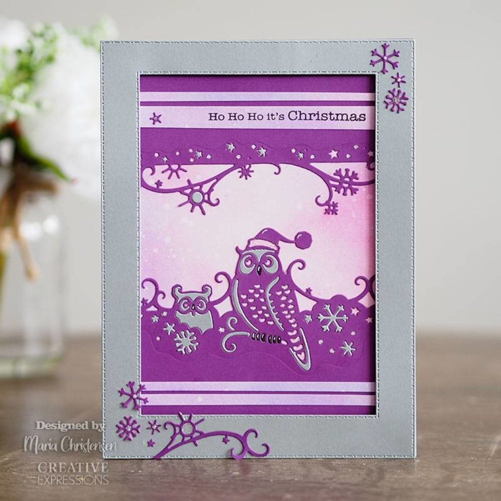 Creative Expressions Paper Cuts Double Edgers Snow Owls (CEDPC1184) (OUTLET) Creative Expressions Paper Cuts Double Edgers Snow Owls (CEDPC1184) (OUTLET)