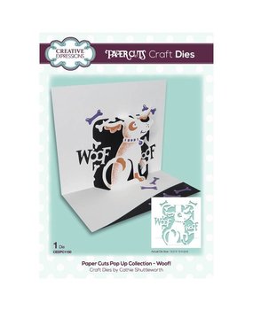 Creative Expressions Paper Cuts Pop Up Collection Woof! (CEDPC1150) (OUTLET)