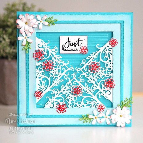 Creative Expressions Paper Cuts Collection Corner Forget Me Not (CEDPC1166) (OUTLET)