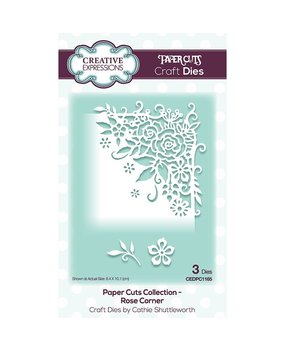 Creative Expressions Paper Cuts Collection Corner Rose (CEDPC1165) (OUTLET) Creative Expressions Paper Cuts Collection Corner Rose (CEDPC1165) (OUTLET)