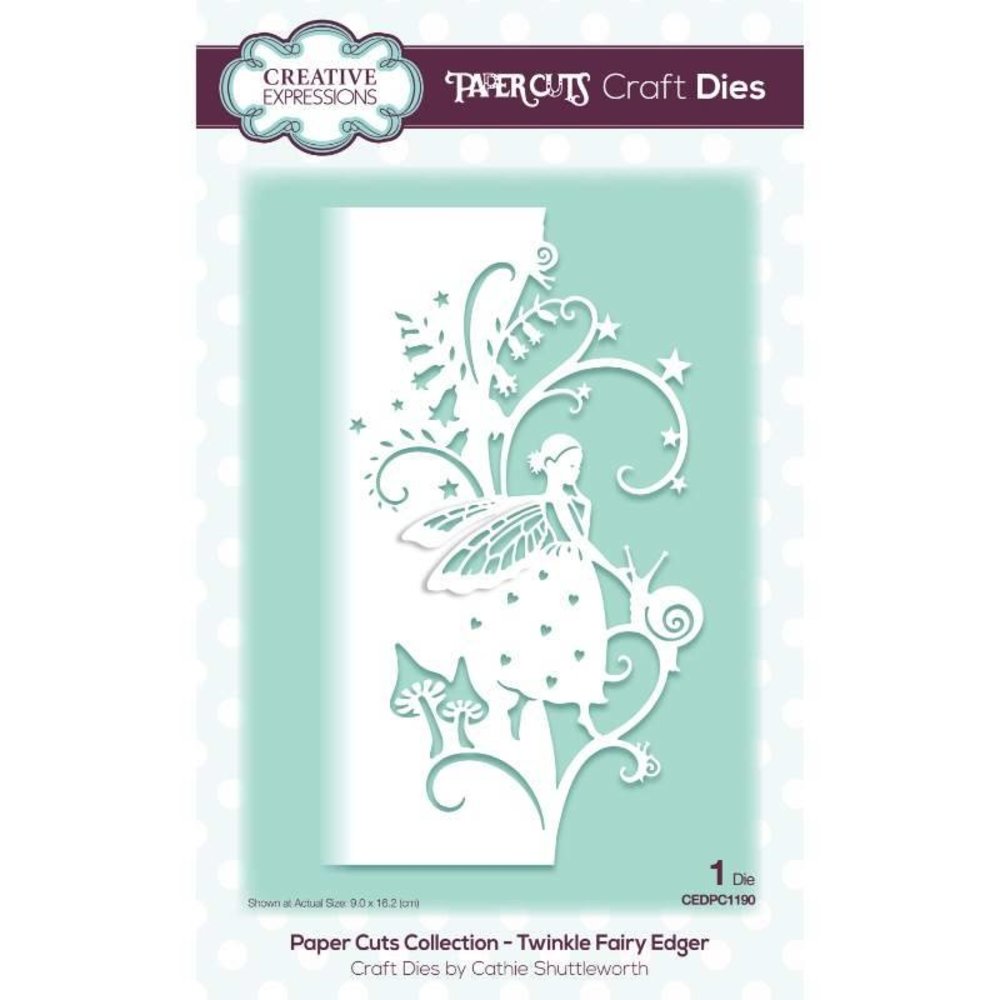 Creative Expressions Paper Cuts Collection Edger Twinkle Fairy (CEDPC1190) (OUTLET) Creative Expressions Paper Cuts Collection Edger Twinkle Fairy (CEDPC1190) (OUTLET)