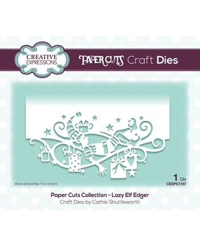 Creative Expressions Paper Cuts Collection Edger Lazy Elf (CEDPC1167) (OUTLET) Creative Expressions Paper Cuts Collection Edger Lazy Elf (CEDPC1167) (OUTLET)