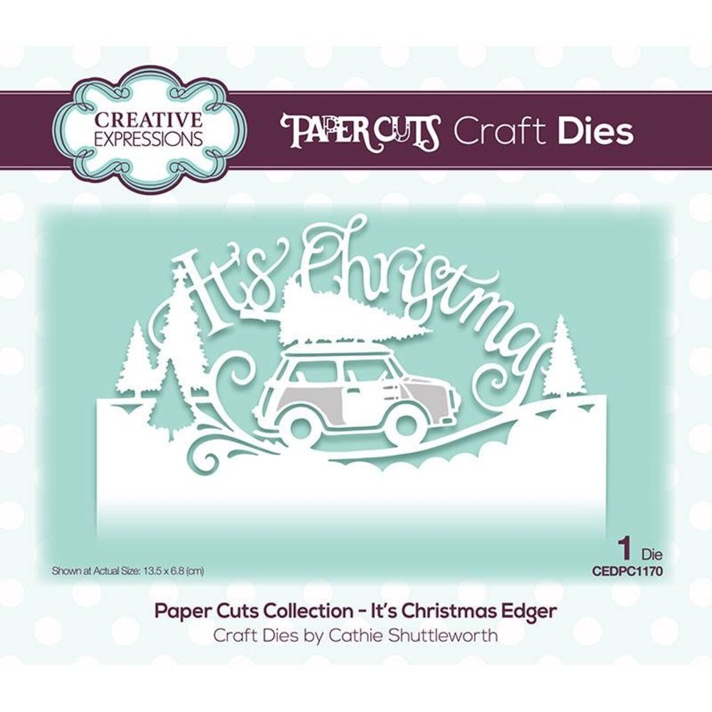 Creative Expressions Paper Cuts Collection Edger It's Christmas (CEDPC1170) (OUTLET) Creative Expressions Paper Cuts Collection Edger It's Christmas (CEDPC1170) (OUTLET)