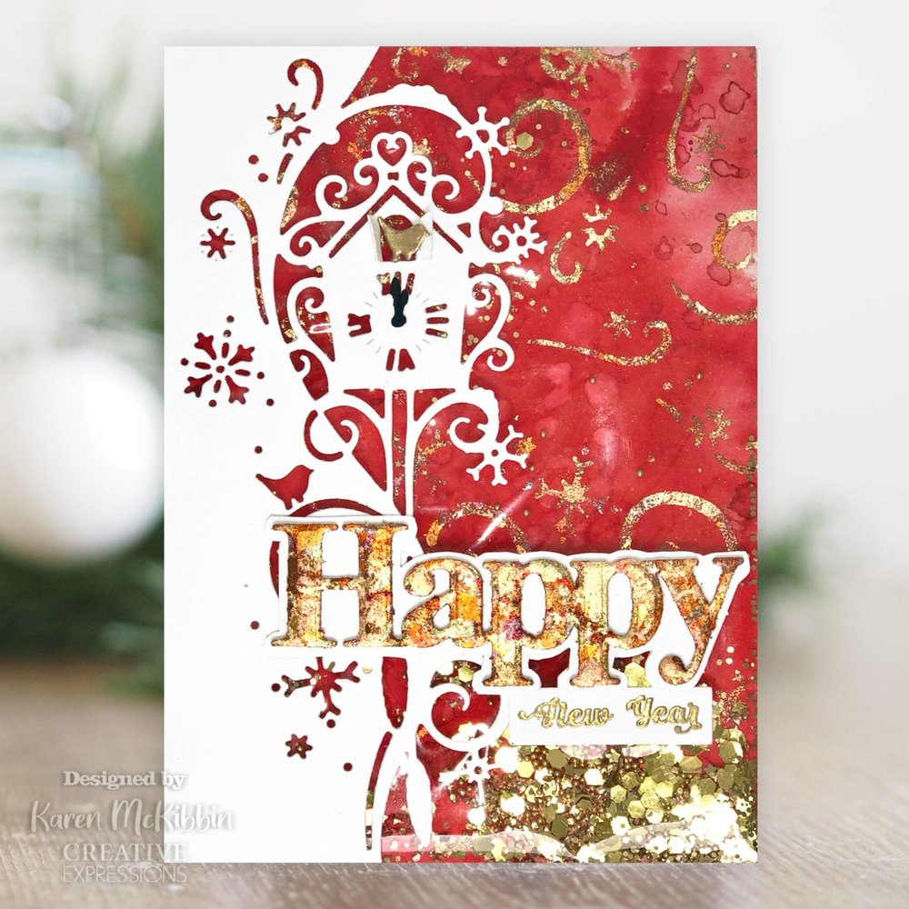 Creative Expressions Paper Cuts Collection Edger Cuckoo Clock (CEDPC1169) (OUTLET)