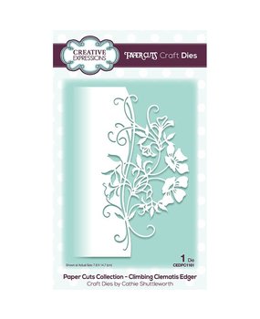 Creative Expressions Paper Cuts Collection Edger Climbing Clematis (CEDPC1161) (OUTLET) Creative Expressions Paper Cuts Collection Edger Climbing Clematis (CEDPC1161) (OUTLET)
