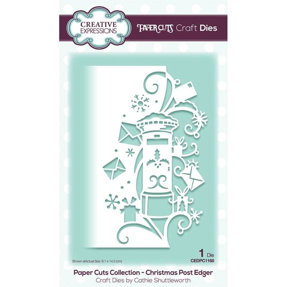 Creative Expressions Paper Cuts Collection Edger Christmas Post (CEDPC1168) (OUTLET) Creative Expressions Paper Cuts Collection Edger Christmas Post (CEDPC1168) (OUTLET)