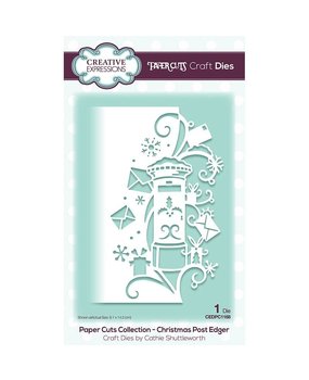 Creative Expressions Paper Cuts Collection Edger Christmas Post (CEDPC1168) (OUTLET) Creative Expressions Paper Cuts Collection Edger Christmas Post (CEDPC1168) (OUTLET)