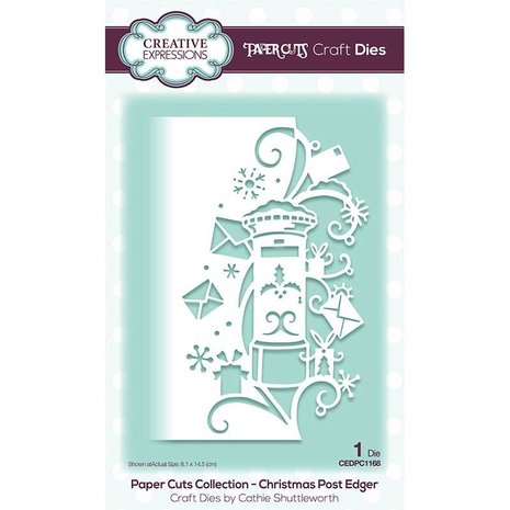 Creative Expressions Paper Cuts Collection Edger Christmas Post (CEDPC1168) (OUTLET) Creative Expressions Paper Cuts Collection Edger Christmas Post (CEDPC1168) (OUTLET)