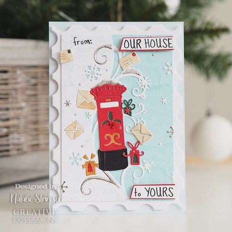 Creative Expressions Paper Cuts Collection Edger Christmas Post (CEDPC1168) (OUTLET) Creative Expressions Paper Cuts Collection Edger Christmas Post (CEDPC1168) (OUTLET)
