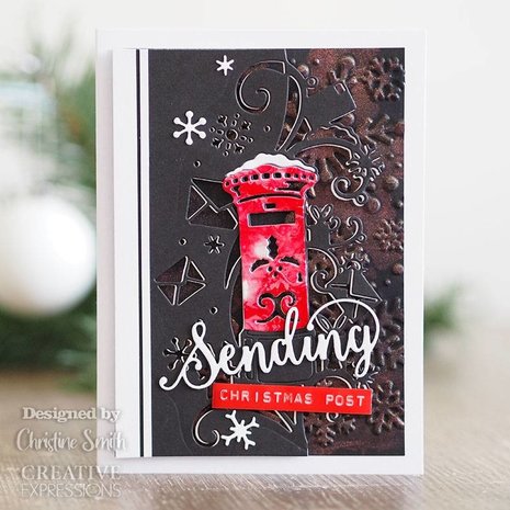 Creative Expressions Paper Cuts Collection Edger Christmas Post (CEDPC1168) (OUTLET) Creative Expressions Paper Cuts Collection Edger Christmas Post (CEDPC1168) (OUTLET)