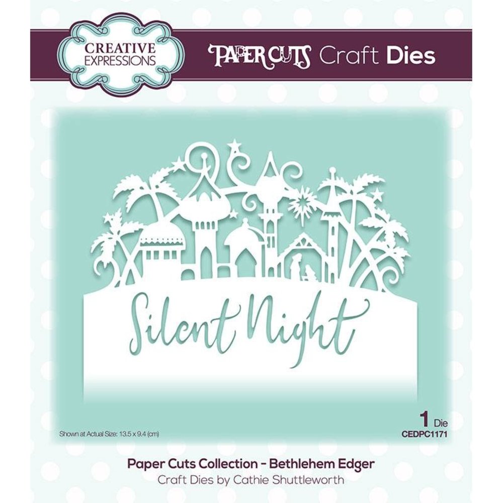 Creative Expressions Paper Cuts Collection Edger Bethlehem (CEDPC1171) (OUTLET)