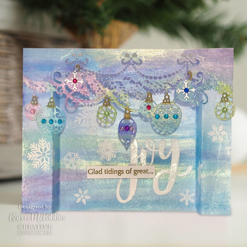 Creative Expressions Paper Cuts Collection Edger Bauble Garland (CEDPC1172) (OUTLET)