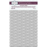 Creative Expressions Sue Wilson 3D Embossing Folder Stacked Trees (EF3D-034) (OUTLET)