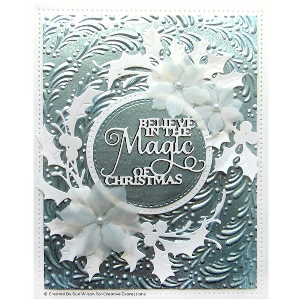 Creative Expressions Sue Wilson 3D Embossing Folder Winter Wreath (EF3D-033) (OUTLET) Creative Expressions Sue Wilson 3D Embossing Folder Winter Wreath (EF3D-033) (OUTLET)