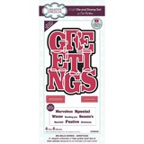 Creative Expressions Sue Wilson Craft Die & Stamp Big Bold Words Greetings (CEDSD022) (OUTLET)