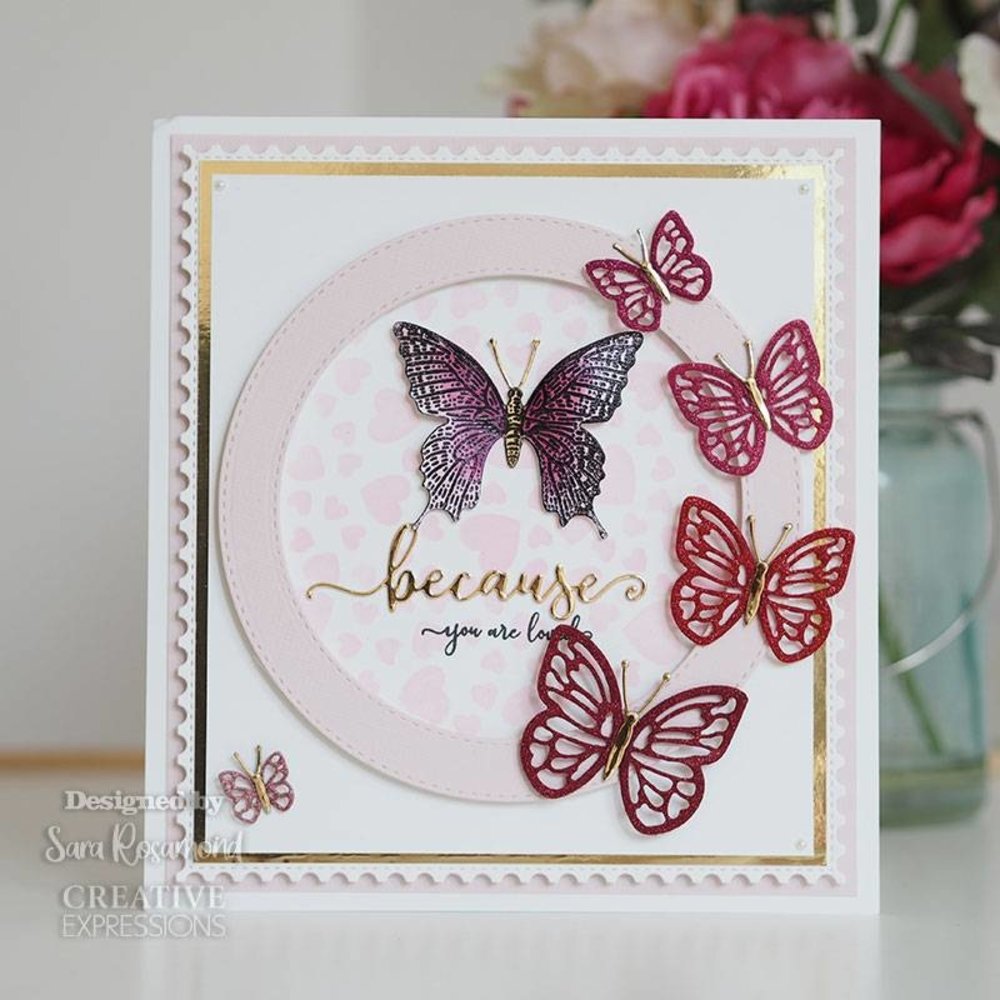 Creative Expressions Sue Wilson Craft Die & Stamp Bold Shadowed Sentiment Because (CEDSD012) (OUTLET) Creative Expressions Sue Wilson Craft Die & Stamp Bold Shadowed Sentiment Because (CEDSD012) (OUTLET)