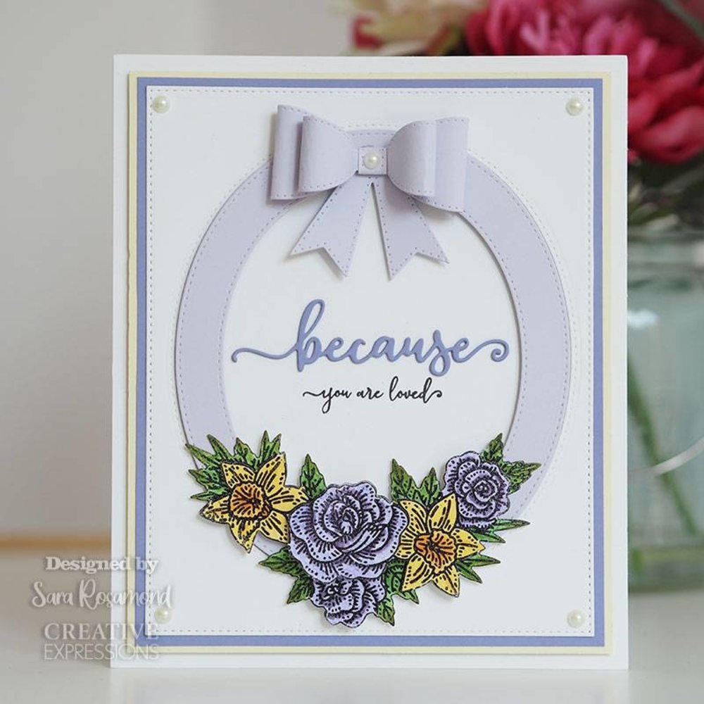 Creative Expressions Sue Wilson Craft Die & Stamp Bold Shadowed Sentiment Because (CEDSD012) (OUTLET) Creative Expressions Sue Wilson Craft Die & Stamp Bold Shadowed Sentiment Because (CEDSD012) (OUTLET)