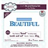 Sue Wilson Craft Die & Stamp Bold Words Beautiful (CEDSD017) (OUTLET) Sue Wilson Craft Die & Stamp Bold Words Beautiful (CEDSD017) (OUTLET)