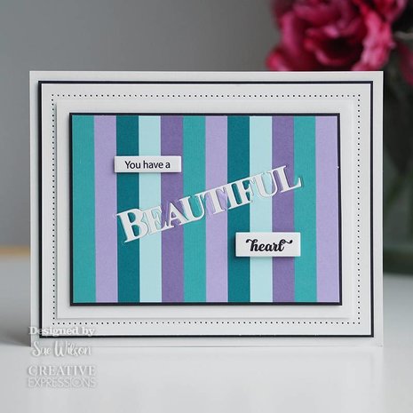 Creative Expressions Sue Wilson Craft Die & Stamp Bold Words Beautiful (CEDSD017) (OUTLET) Creative Expressions Sue Wilson Craft Die & Stamp Bold Words Beautiful (CEDSD017) (OUTLET)