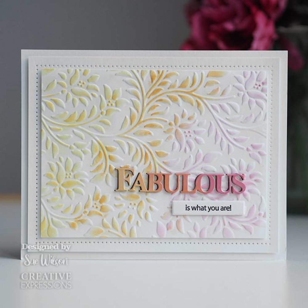 Creative Expressions Sue Wilson Craft Die & Stamp Bold Words Fabulous (CEDSD016) (OUTLET) Creative Expressions Sue Wilson Craft Die & Stamp Bold Words Fabulous (CEDSD016) (OUTLET)
