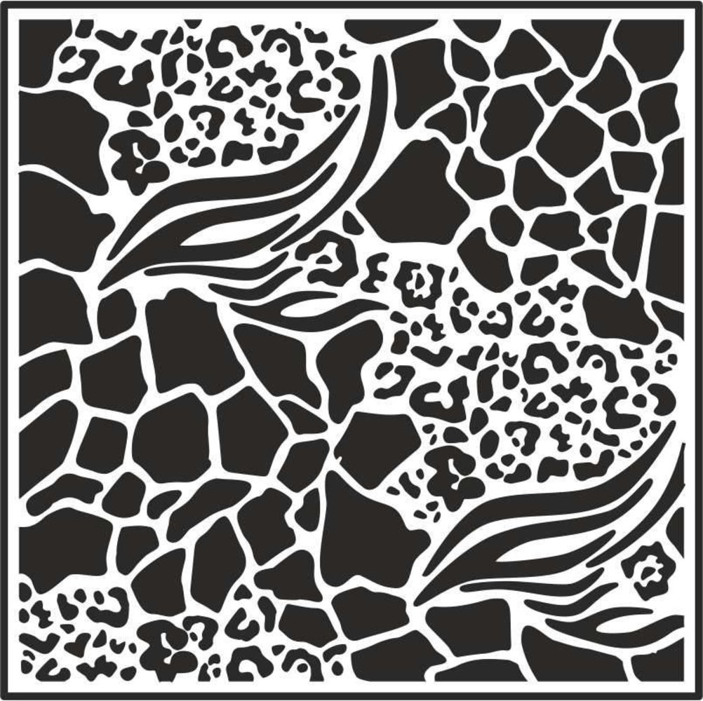 Creative Expressions Sue Wilson Stencil 7x7 Inch Animal Prints (CEST041) (OUTLET) Creative Expressions Sue Wilson Stencil 7x7 Inch Animal Prints (CEST041) (OUTLET)